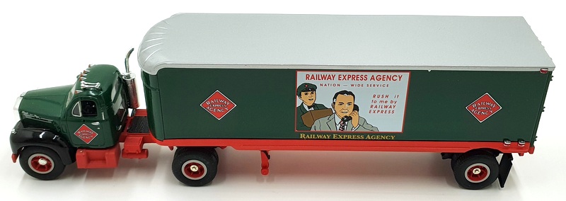 First Gear 1/34 Scale 19-1654 1960 B61 Mack Tractor And Trailer Railway Express