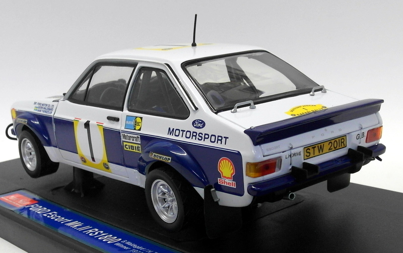 Sunstar 1/18 Scale Diecast - 4435 Ford Escort MK2 RS1800 Winner Safari ...