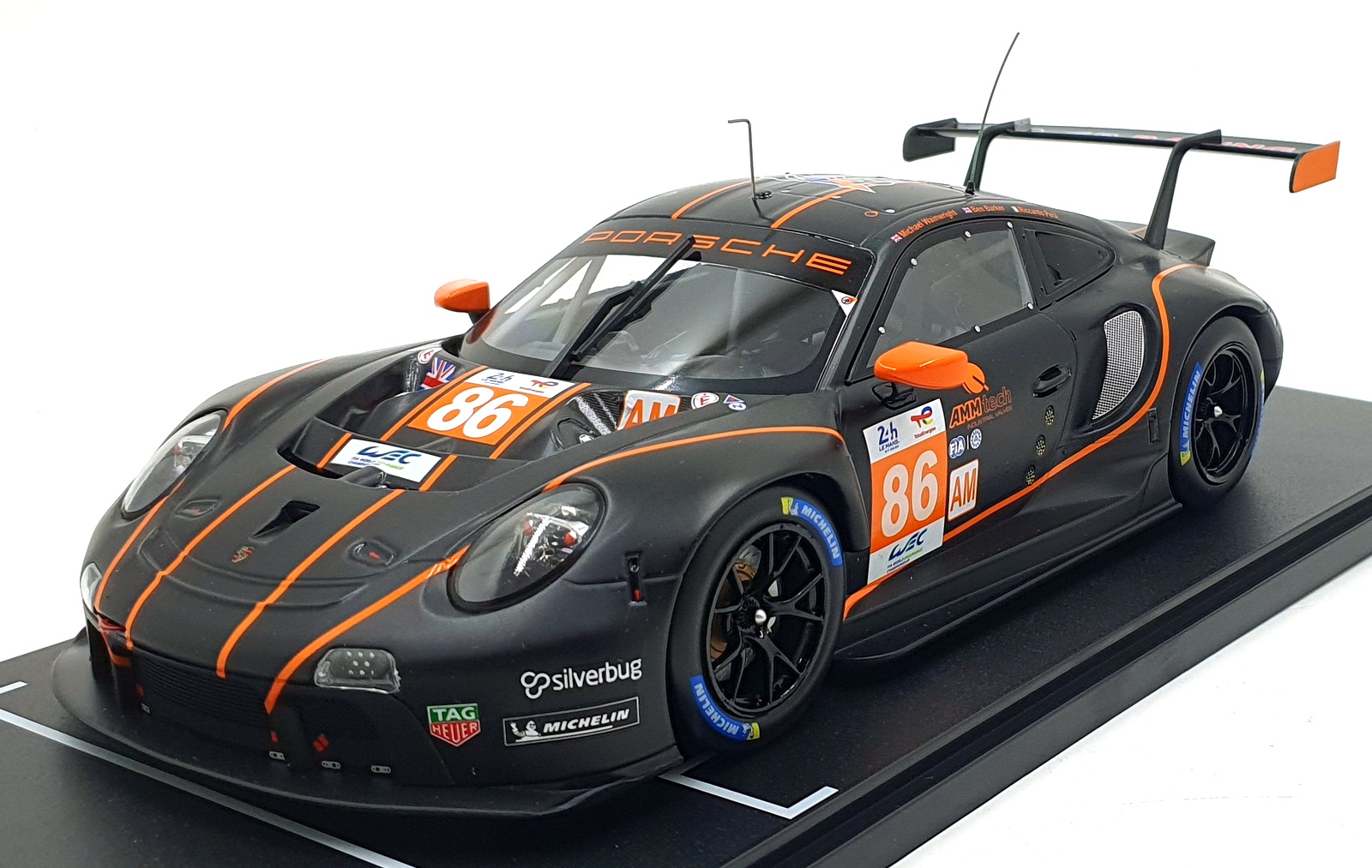 IXO 1/18 Scale Diecast LEGT18-23020 - Porsche 911 RSR #86 24H LM 2022