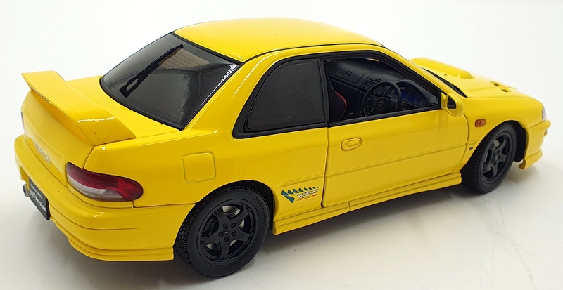 Autoart 1/18 Scale Diecast DC16723S - Subaru Impreza WRX STi - Yellow