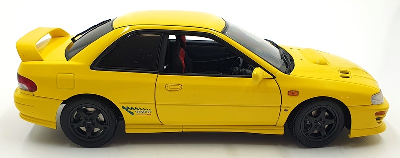 Autoart 1/18 Scale Diecast DC16723S - Subaru Impreza WRX STi - Yellow
