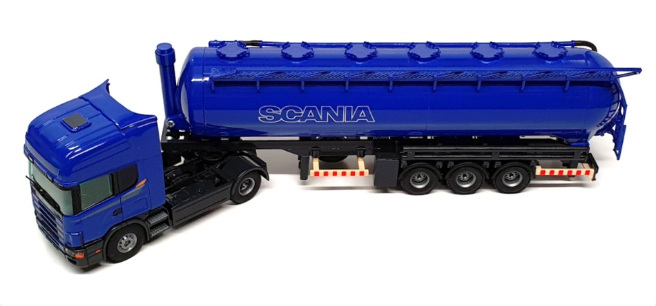 Tekno 1/50 Scale Diecast 970919 - Scania Tanker Trailer Truck - Blue