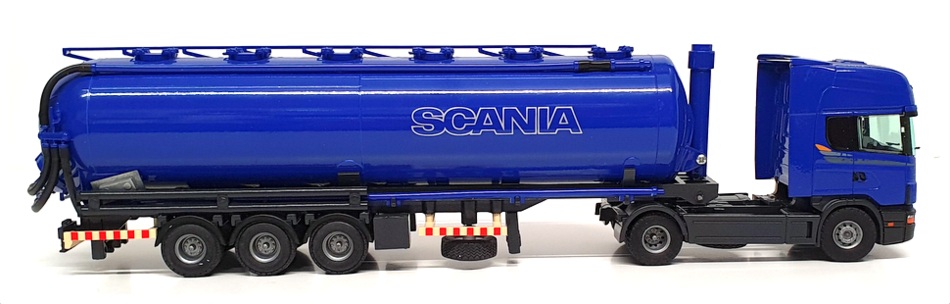 Tekno 1/50 Scale Diecast 970919 - Scania Tanker Trailer Truck - Blue