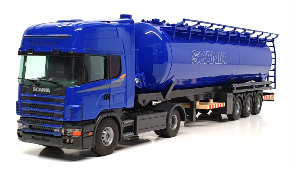 Tekno 1/50 Scale Diecast 970919 - Scania Tanker Trailer Truck - Blue