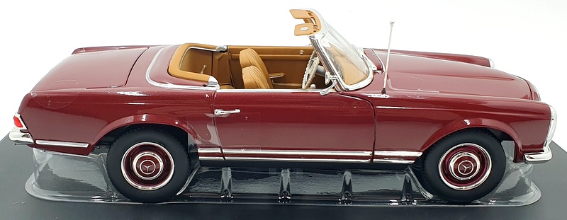 Norev 1/18 Scale 183766 - Mercedes-Benz 230 SL 1963 - Dark Red