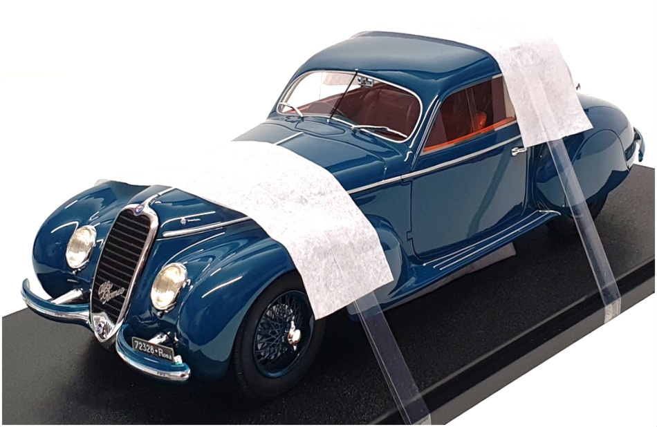 Cult 1/18 Scale CML055-2 - 1939 Alfa Romeo 2500S Berlinetta Touring - Blue