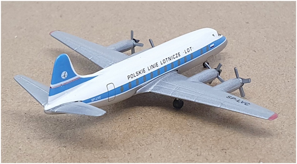 Herpa 1/500 Scale 512008 - Vickers Viscount Aircraft SP-LVC - Polish Airlines