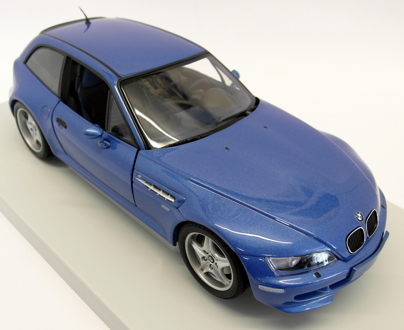 UT Models 1/18 Scale Diecast - 20431 BMW Z3M Coupe Metallic Blue