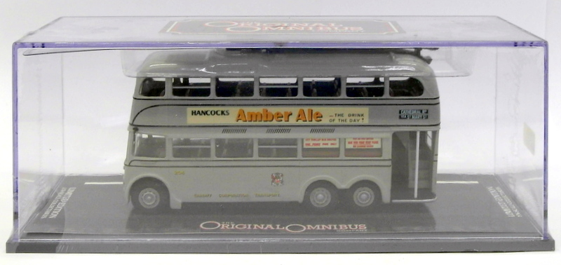Corgi 1/76 Model Bus OM43702 - AEC 5441T Trolleybus - Cardiff City Transport R6