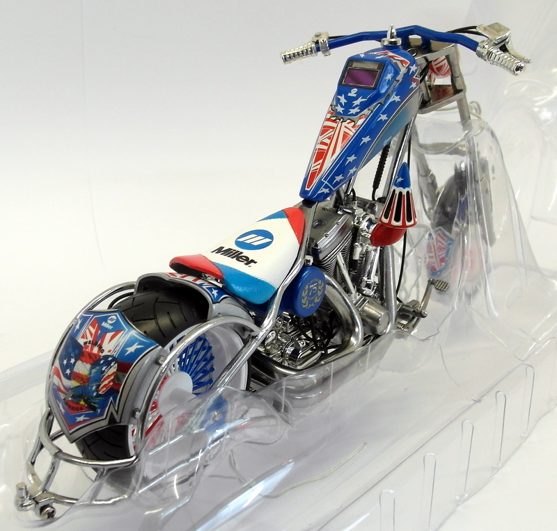 Ertl 1/10 Scale diecast - 79124 Orange county choppers Miller Welder Bike Ertl 1/10 Scale diecast - 79124 Orange county choppers Miller Welder Bike