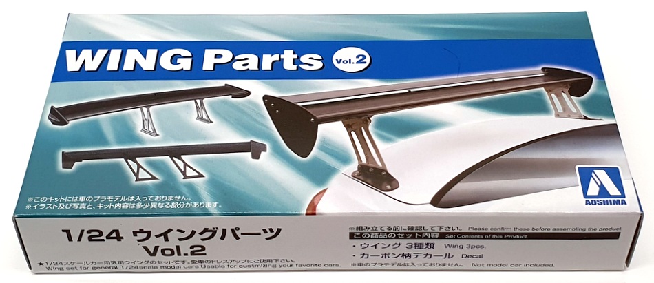 Aoshima Japan 1/24 Scale Kit 058244 - Wing Parts Vol.2 Spoiler