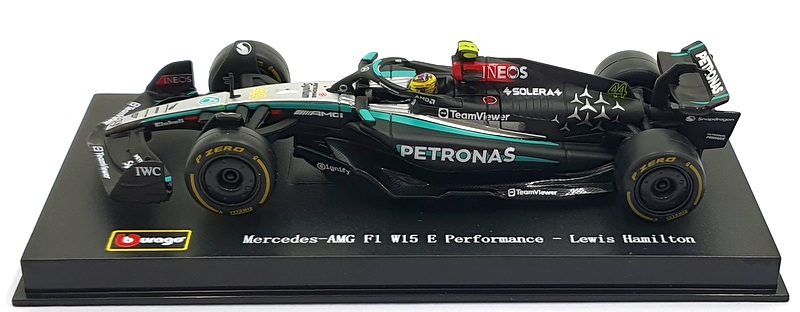 Burago 1/43 Scale 18-38209 - Mercedes AMG Petronas F1 W15 #44 - Lewis Hamilton