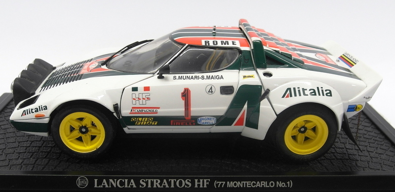 ミニッツ LANCIA STRATOS '77 Monte Carlo Lancia Stratos Alitalia 1/43 Winner Monte Carlo Rally '77