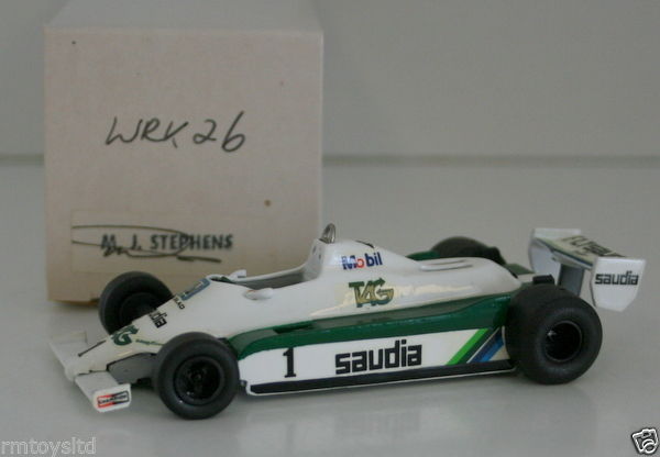 WESTERN MODELS SIGNED 1st VERSION - 1/43 SCALE WRK26 LEYLAND WILLIAMS FW07B #1