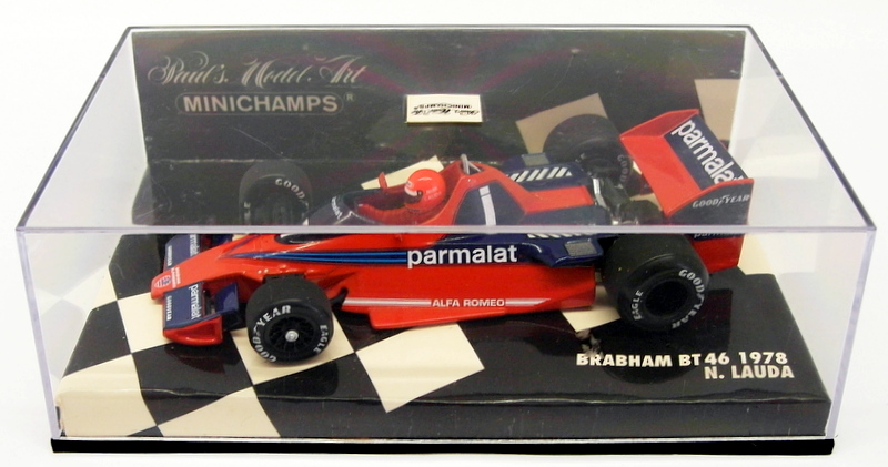 Minichamps 1/43 Scale Model Car 430 780001 - F1 Brabham BT46 1978 Minichamps 1/43 Scale Model Car 430 780001 - F1 Brabham BT46 1978