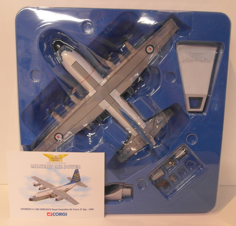 Corgi 1/144 Scale Diecast AA31303 Lockheed C-130E Hercules Royal Australian AF Corgi 1/144 Scale Diecast AA31303 Lockheed C-130E Hercules Royal Australian AF