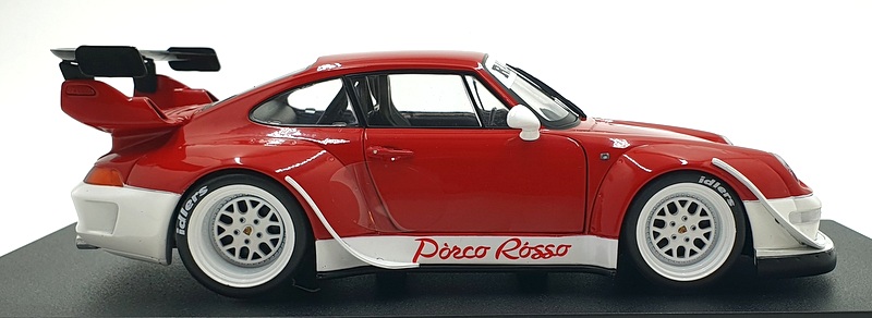 Solido 1/18 Scale S1808505 - 2020 Porsche RWB Porco Rosso - Red/White