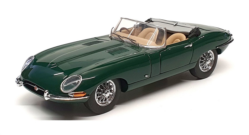 Franklin Mint 1/24 Scale B11TC05 1961 Jaguar E-Type Roadster - Green