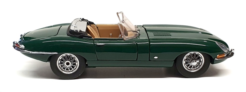 Franklin Mint 1/24 Scale B11TC05 1961 Jaguar E-Type Roadster - Green