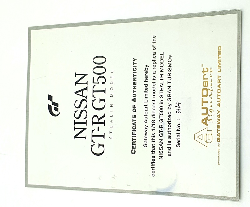 Autoart 1/18 Scale Diecast 81041 - Nissan GT-R GT500 Stealth Model Gran Turismo