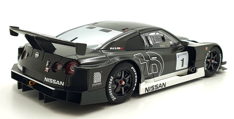 ミニカーGTR 1/18 1/18 Nissan GT-R (R35) 2020 Samurai EDT Silver Resin Model