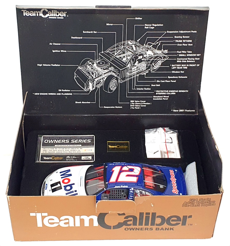 Team Caliber 1/24 Scale B122093MB - Ford Owners Bank #12 J. Mayfield Mobile 1