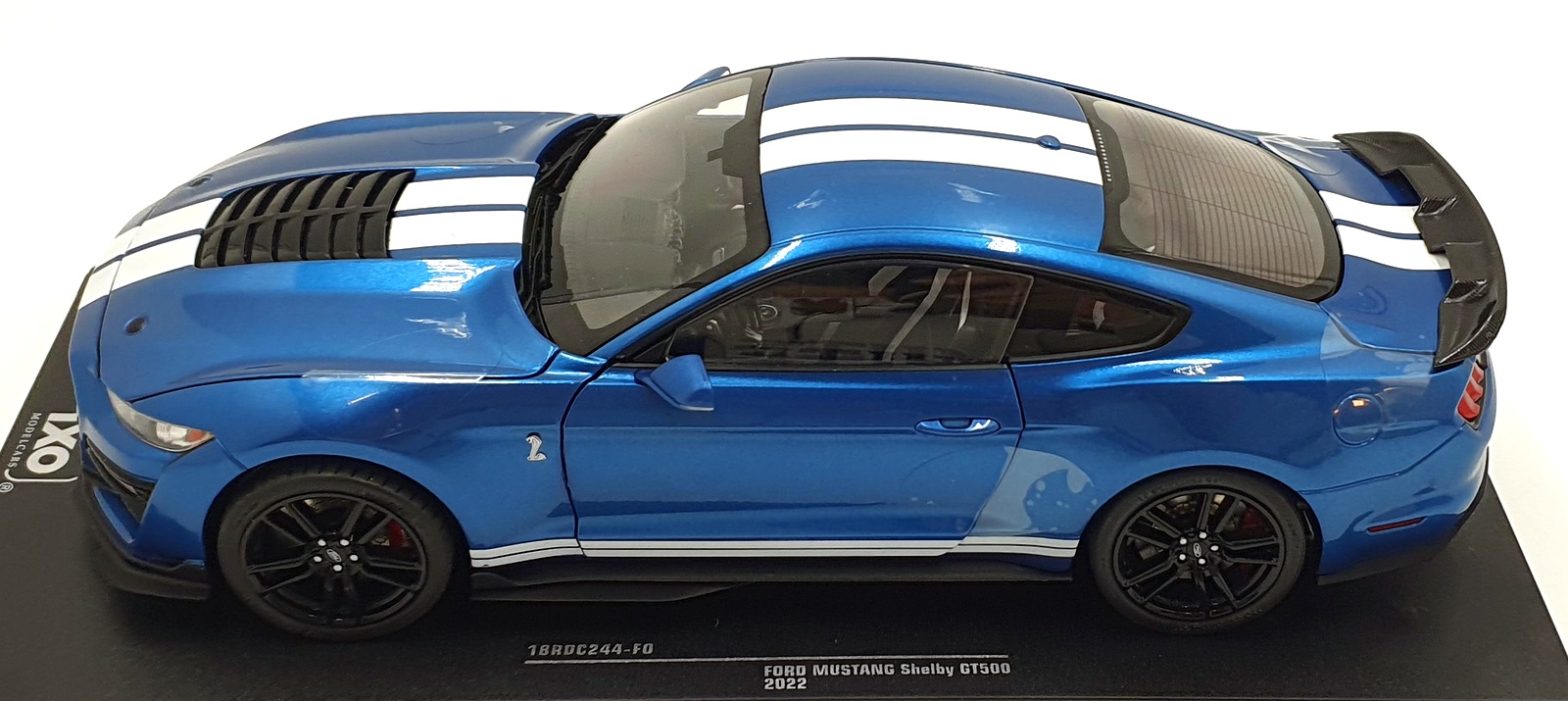 IXO 1/18 Scale 18RDC244-FO - 2022 Ford Mustang Shelby GT500 - Met