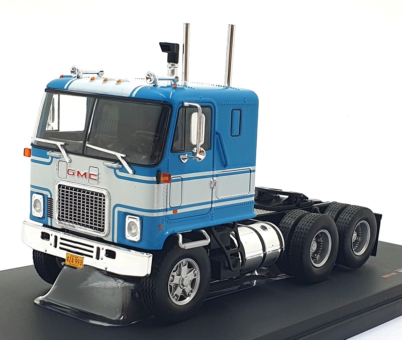 Ixo 1/43 Scale TR213.22 - 1970 GMC Astro 95 Truck - Blue/White | eBay
