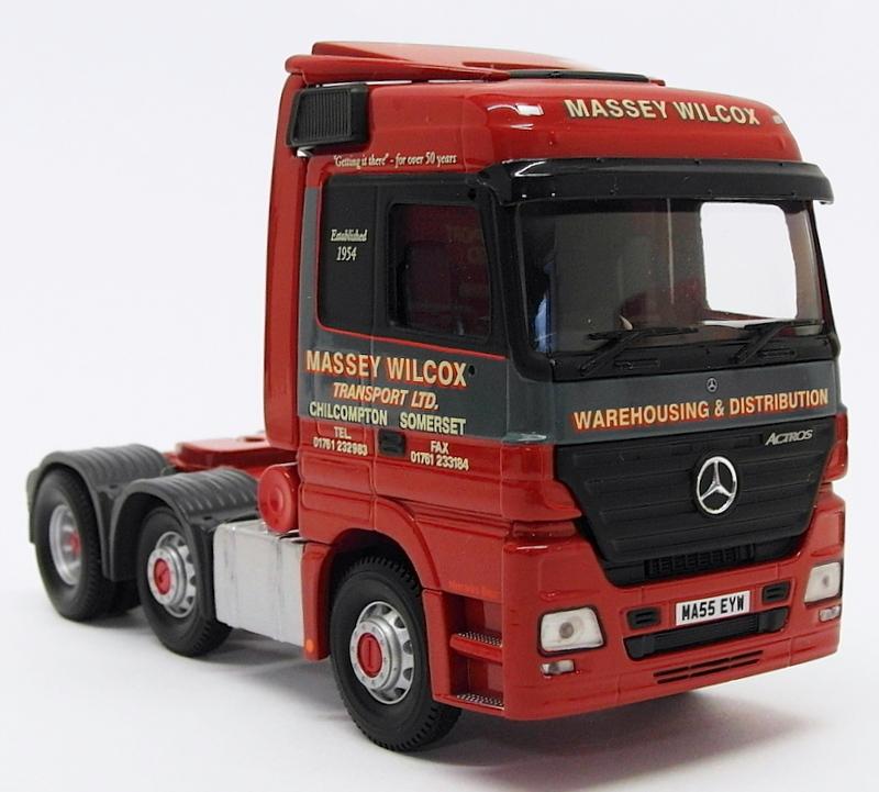 Corgi 1/50 Scale CC13819 - Mercedes Actros Curtainside - Massey Wilcox