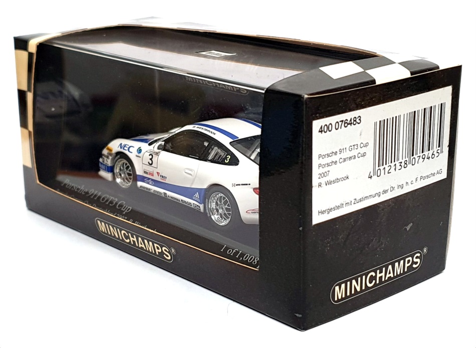 【MINICHAMPS】Porsche 911 GT3 Cup2007/#M30 Minichamps 1/43 Scale 400 076483 - Porsche 911 GT3 Cup