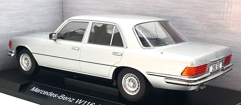 Model Car Group (MCG) 1/18 Scale MCG18182 - 1972 Mercedes Benz W116- Silver