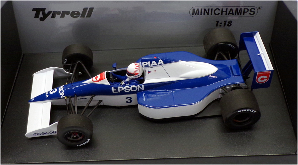 メル12382　Tyrrell Ford 018 Test Jerez Tyrrell Ford 018 Test Jerez 1990中嶋悟