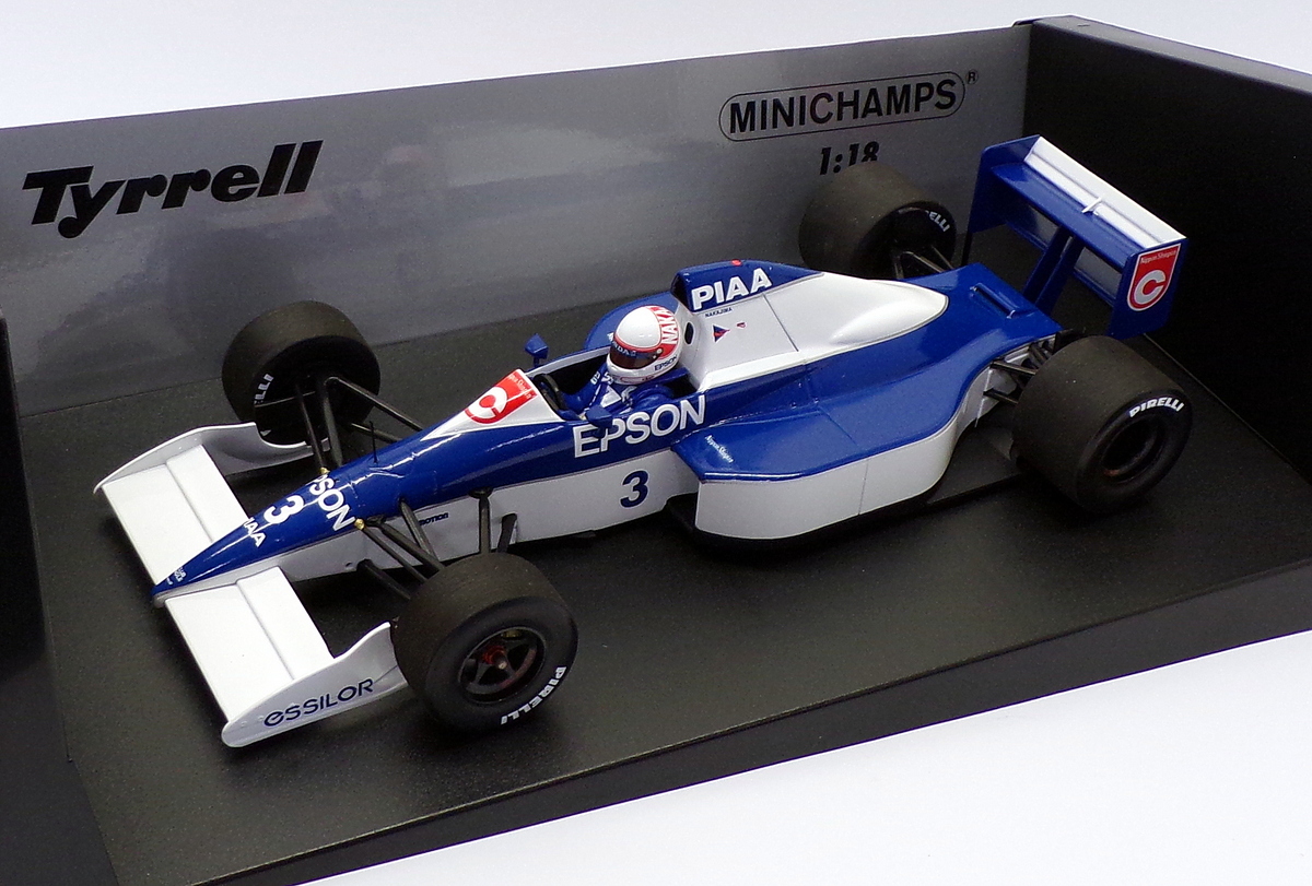 自動車 MINICHAMPS TYRRELL FORD 018 FRA GP 1989 LIMITED 1008pcs】MINICHAMPS x KYOSHO 1:43 Tyrrell Ford 018