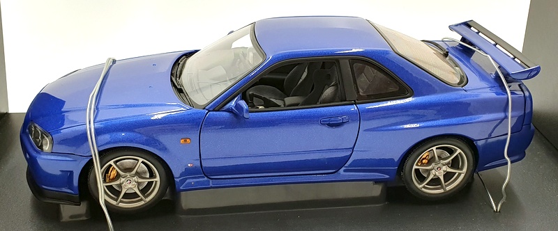 Autoart 1/18  Scale Diecast 77301 - 1999 Nissan Skyline R34 GT-R - Blue