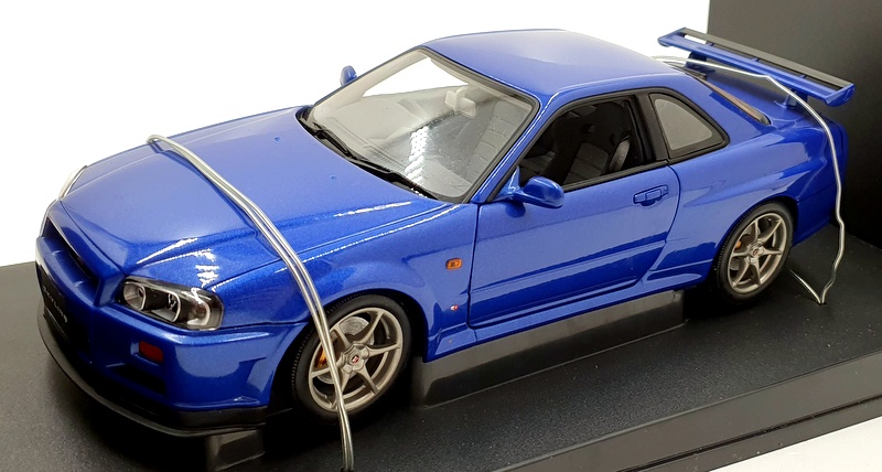 Autoart 1/18  Scale Diecast 77301 - 1999 Nissan Skyline R34 GT-R - Blue