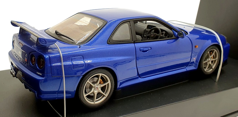 Autoart 1/18  Scale Diecast 77301 - 1999 Nissan Skyline R34 GT-R - Blue