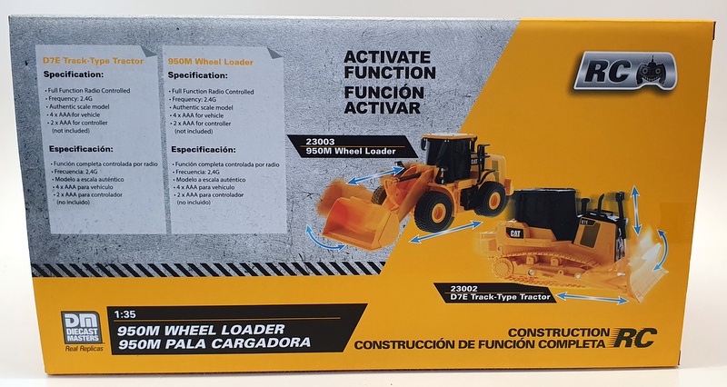 DIECAST MASTERS 85224 CATERPILLAR D7E bulldozer avec ripper le-bull