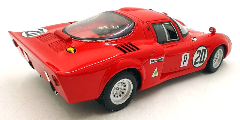 1/18 Ricko アルファロミオ 33.2 DAYTONA Alfa Romeo 33.2 Series Racing Daytona Diecast Car 1:18 Red