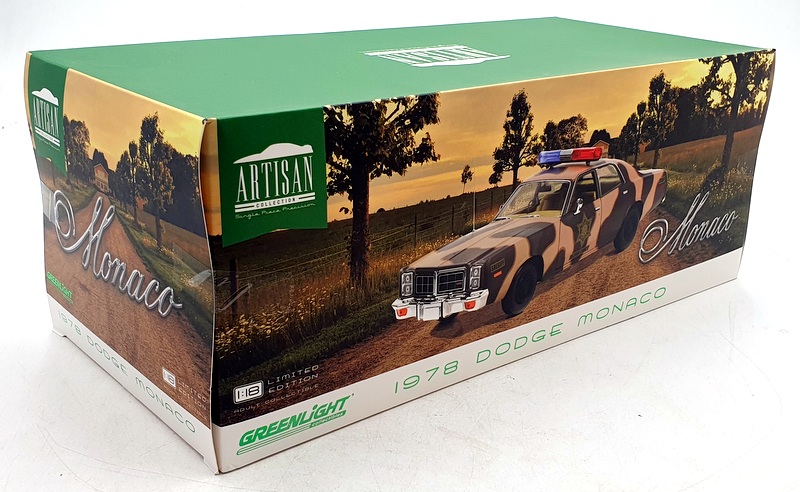 Greenlight 1/18 Scale Diecast 19117 - 1978 Dodge Monaco Hazzard