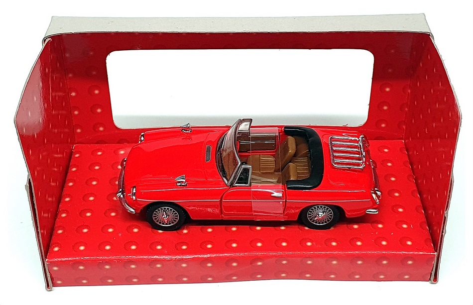 Cararama 1/43 Scale Diecast 25000 - MG MGB Convertible - Red