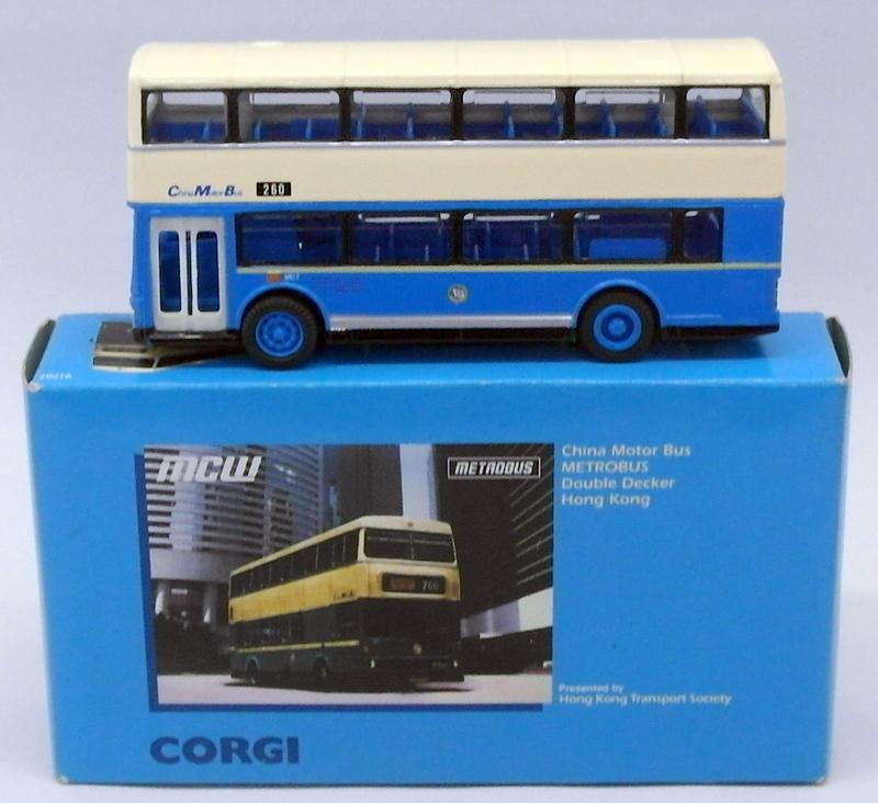 Corgi 1/76 Scale Model Bus 91707 - Metrobus CMB Double Decker - Hong Kong R260