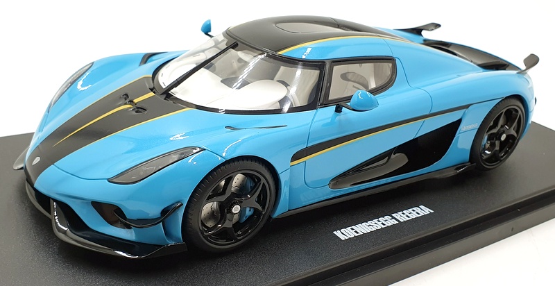 GT Spirit 1/18 Scale Resin GT881 - Koenigsegg Regera - Blue/Black