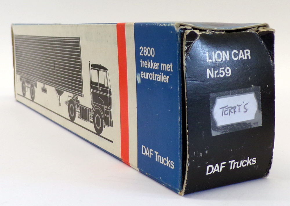 Lion Toys 1/50 Scale Diecast No.59 DAF Truck & Trailer Terry's eBay