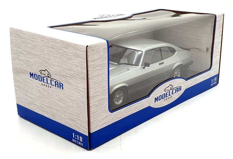 Model Car Group 1/18 Scale Diecast MCG18797 - Ford Capri Mark III RHD - Silver Model Car Group 1/18 Scale Diecast MCG18797 - Ford Capri Mark III RHD - Silver