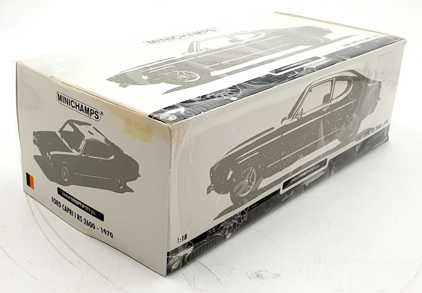 Minichamps 1/18 Scale 150 089077 Ford Capri MK1 RS2600 1970 Orange