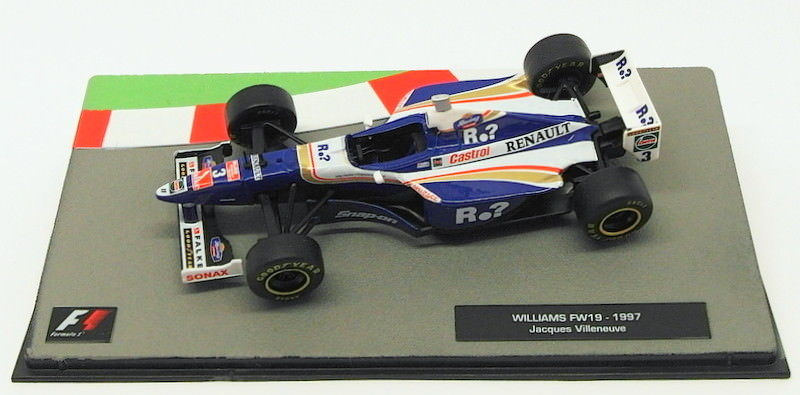 Altaya 1/43 Scale Model Car 27318A - F1 Williams FW19 1997 - Jaques Villeneuve