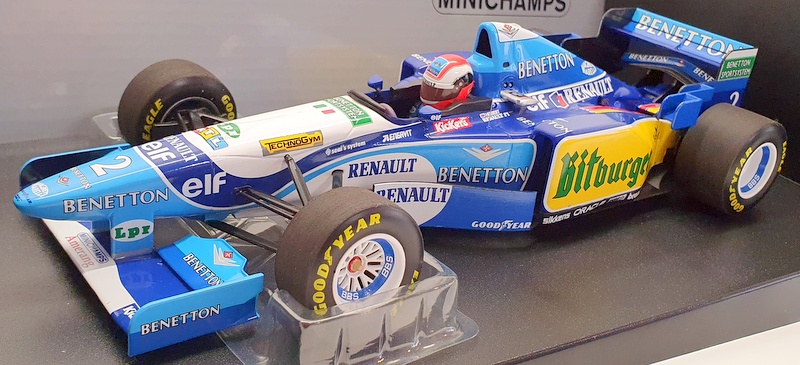 Minichamps 1/18 Scale 110 950802 - Benetton Renault B195 J.Herbert 1st Winner 95