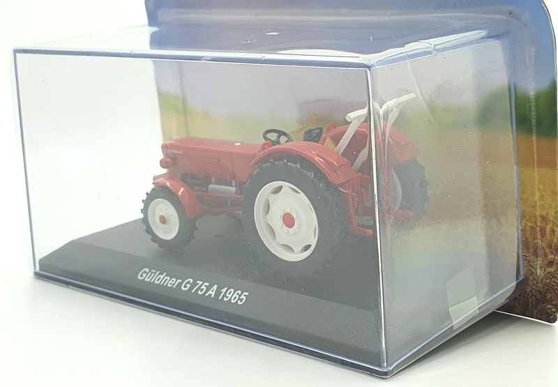 Hachette 1/43 Scale Model Tractor HL15 - 1965Guldner G75 A - Red