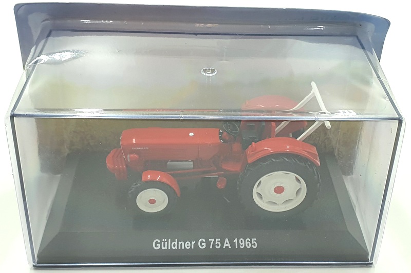 Hachette 1/43 Scale Model Tractor HL15 - 1965Guldner G75 A - Red