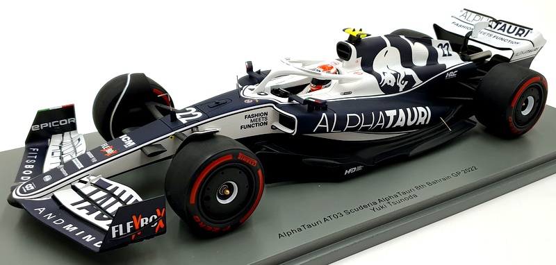 Spark 1/18 Scale 18S757 F1 Alpha Tauri AT03 Bahrain GP 2022 Tsunoda #22 Spark 1/18 Scale 18S757 F1 Alpha Tauri AT03 Bahrain GP 2022 Tsunoda #22